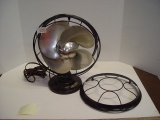 Vintage Fan, Silver Swan by Emerson w/detachable blade protector