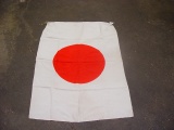 WW II Silk Japanese Flag 28”H x 41”L