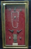Framed Pre-Columbian Artifacts