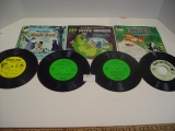 45 RPM Records, Petes Dragon, The Jungle Book, Bambi missing 45 & other 45”s