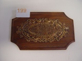 Advertising Plaque Manufactured by Wm C. De Long Dealers In Stoves Tin & Hardware