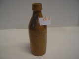 Pottery Bottle J. A. Lomal 14,16, & 18 Charles Place Chicago