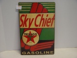 Contemporary Sky Chief Texaco Tin Sign