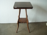 Walnut Lamp Table 28.5”H x 15.5”W
