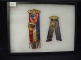Peoria  Old Settler Days Ribbons & Badges from 1904 &1912