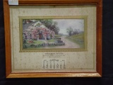 1927 Advertising Calendar for Sherman Myers Mount Carroll, Illinois