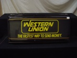 Western Union Lighted Sign 34