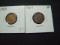 Pair of XF Indian Cents: 1883 & 1907