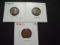 Three VG 1922-D Lincoln Cents