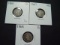 Three Different Three Cent Nickels