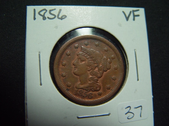 1856 Large Cent   VF