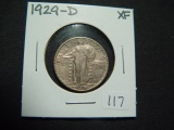 1929-D Standing Liberty Quarter   XF