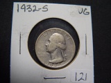 1932-S Washington Quarter   VG   KEY DATE