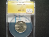 1936-S Washington Quarter   ANACS MS63