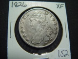 1826 Bust Half   XF