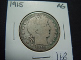 1915 Barber Half   About Good  KEY DATE