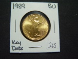 1989 $25 BU Gold Eagle   KEY DATE