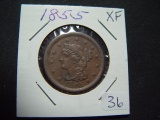 1855 Large Cent   XF