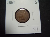 1867 Indian Cent   Good