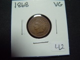 1868 Indian Cent   VG