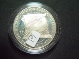 1987 Proof U.S. Constitution Silver Dollar