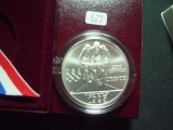 1995 BU Olympic Cycling Silver Dollar