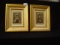 2 Framed Contemporary Portraits Frame size 10.5