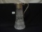 Cut Glass & Silver Plate Pitcher 13