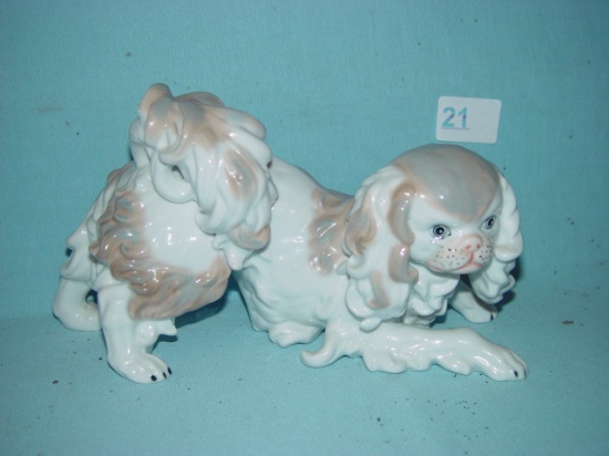 Porcelain Dog, 9" Long