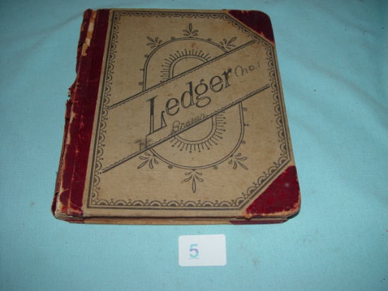 Store  Ledger Book 1898-1900, German Valley IL