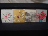 4 Oriental Paintings 11