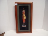 African Figurine in Shadow Box