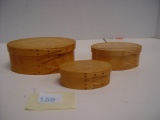 Contemporary Fingered Shaker Boxes Handmade by Orleans Carpenters