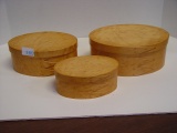 Contemporary Fingered Shaker Boxes Handmade by Orleans Carpenters