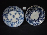 2 Flow Blue Plates 8.5