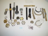 Job Lot of Watches & Bands,  as is