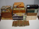 Job Lot of Cigar Boxes w/Some Balimoral Cigars, well aged