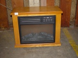 Electric Infrared Fireplace on Wheels, Life Corp. Product