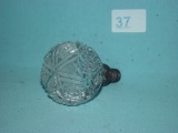 Beautiful Cut Glass Door Knob, 2 1/2