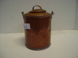 Copper & Tin Handled Soldered Pail w/Insert 8.5
