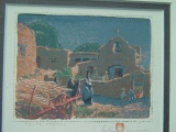 Print By Gustave Bauman, Talpa Chapel