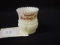 Custard Glass Toothpick Holder