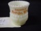 Custard Glass Toothpick Holder