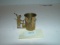 Brass Toothpick Holder, Man Chopping Wood