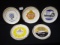 5 Good Year Souvenir Ashtrays (1969 to 1973)