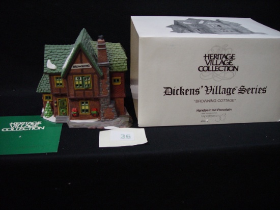 Dickens Village Series "Browning Cottage"