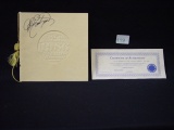 Dale Earnhardt signed1986 Awards Banquet Program