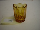 Colored Glass Toothpick Holder