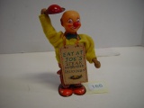 Vintage Wind Up Clown