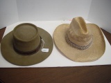 2 Stetson Hats, One Roadrunner (7 1/4), other 7 1/2